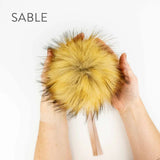 Faux Fur Pom-Pom - 6"