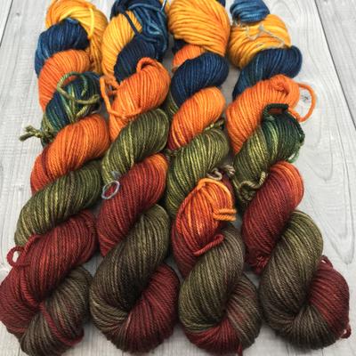 Haute Knit Yarn -(DK) Trevor Morgan DK - Harvest Rainboe