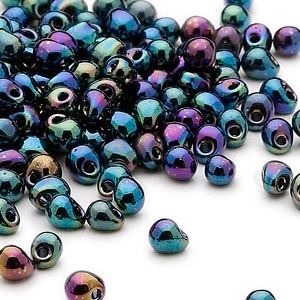 Miyuki Beads - Fringe -Metallic Blue Iris