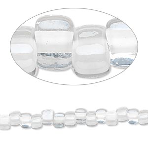 Miyuki Beads - Triangle # 5 - White Clear Lined