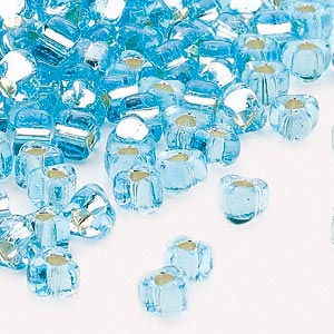 Miyuki Beads - Triangle # 5 - Light Blue Silver Lined