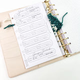Project Journal Pocket Divider Refill Pack - Set of 12