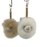Plush Alpaca Keychain