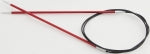 Zing Circular Fixed Knitting Needles Size 0 - 17 (24' - 40)