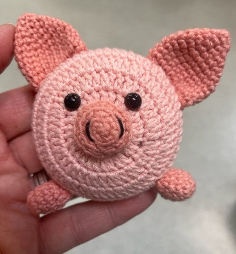 Crochet Pig Measuring Tape