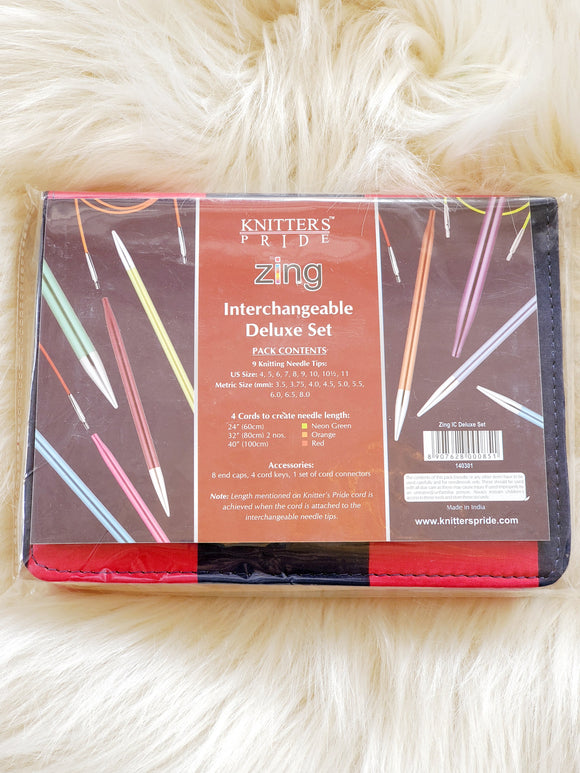 Knitter's Pride - Zing Interchangeable Deluxe Needle Set