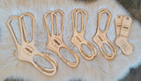 Panbanged Logo Wood Sock Blockers