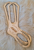 Panbanged Logo Wood Sock Blockers
