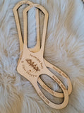 Panbanged Logo Wood Sock Blockers