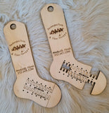 Panbanged Logo Wood Sock Blockers