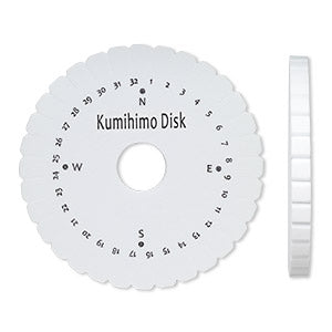 Khumihimo Disk - Round Foam - 4 1/4 inch