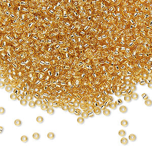 Miyuki Beads - Round # 6 - Light Gold Silver Lined