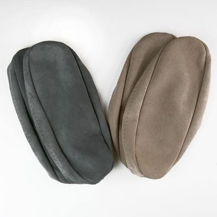 Fiber Trends - Suede Slipper Soles - Charcoal